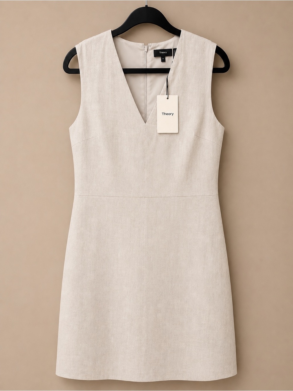Theory light gray V-Neck women Dress-Brand new-gorgeous and high quality ✨